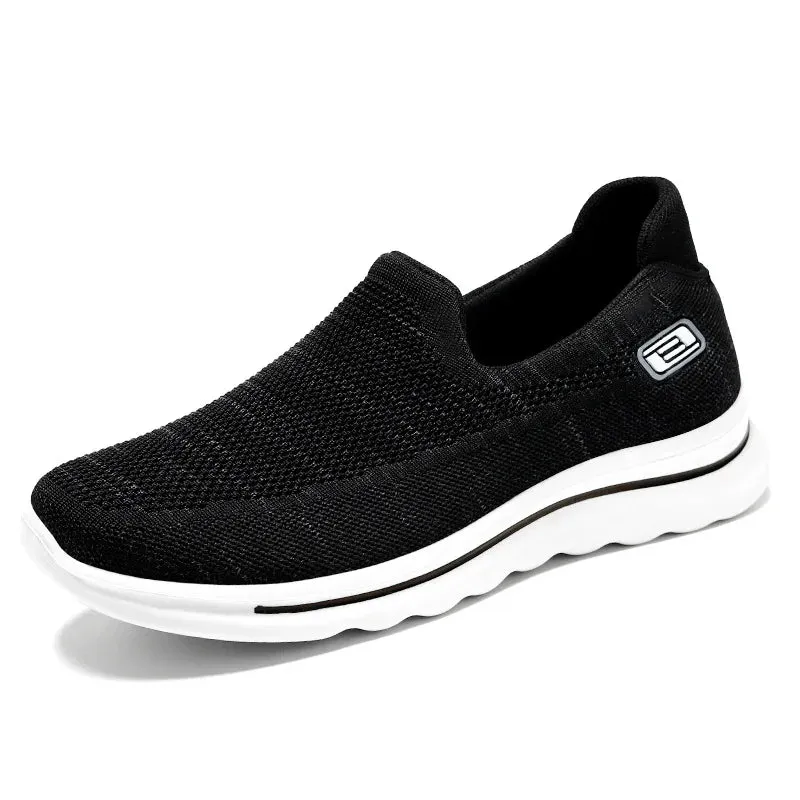 2023 men's breathable mesh casual sports shoes comfortable lazy shoes casual shoes men's odor resistant shoes versatile