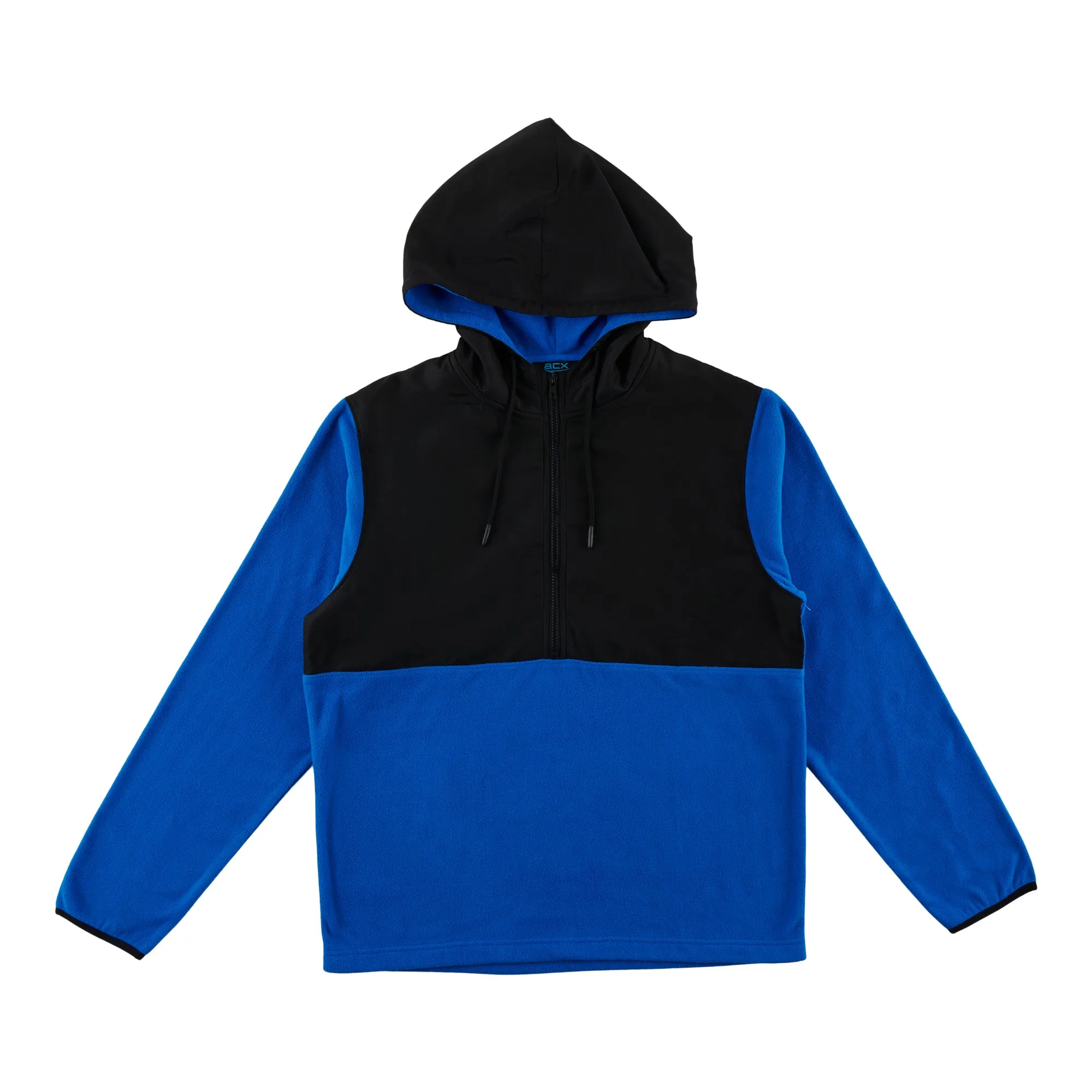ACX Active Men's Micropolar Zip Neck Sports Hoodie