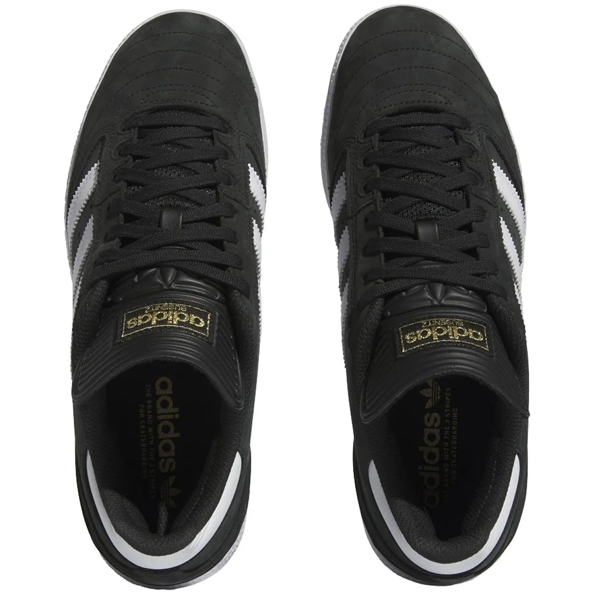 Adidas Busenitz Skateboard Shoe - Core Black/White/Gold Metallic