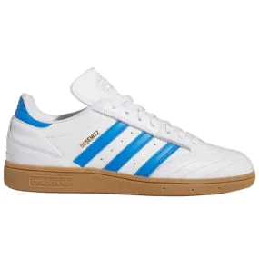 Adidas Busenitz Skateboard Shoe - White/Bluebird/Gold Metallic