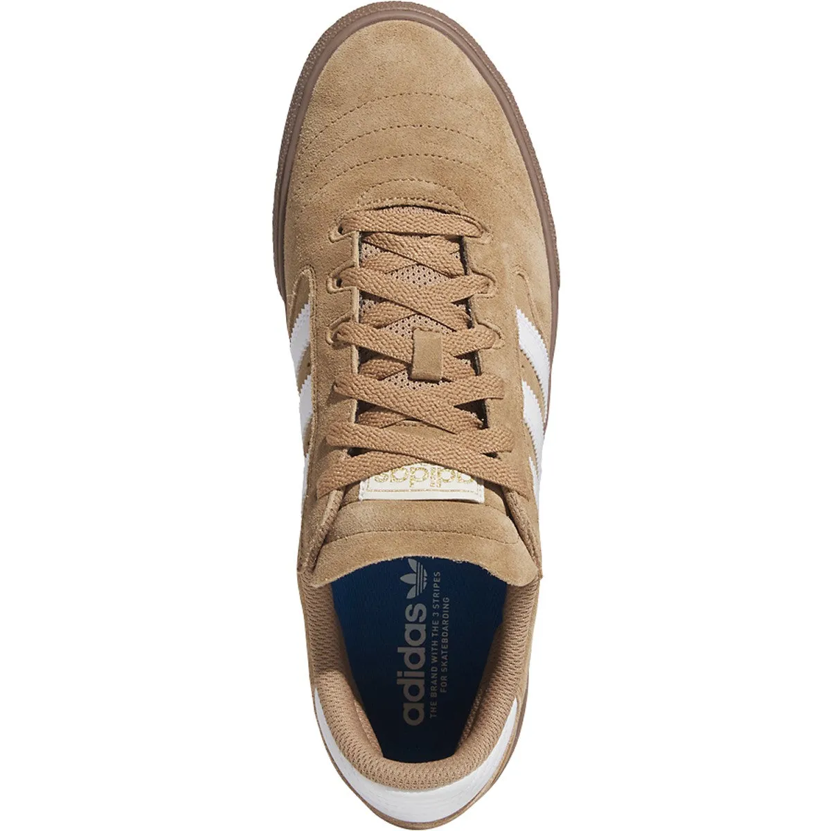 Adidas Busenitz Vulc II Skateboard Shoe - Cardboard/Chalk White/Gold Metallic