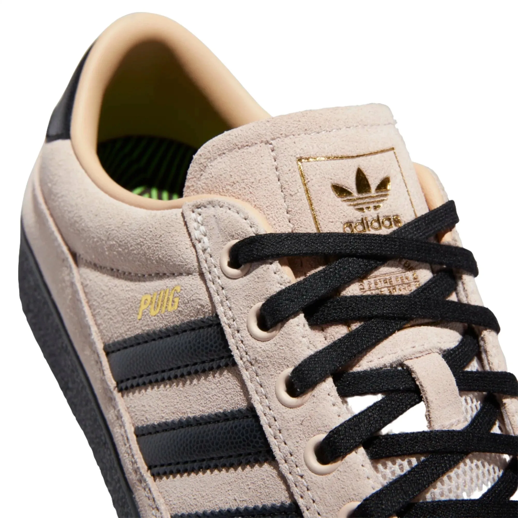 Adidas Puig Indoor Skateboard Shoe - Wonder Quartz/Black/White