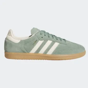 Adidas Samba ADV Skateboard Shoe - Green/White/Gum
