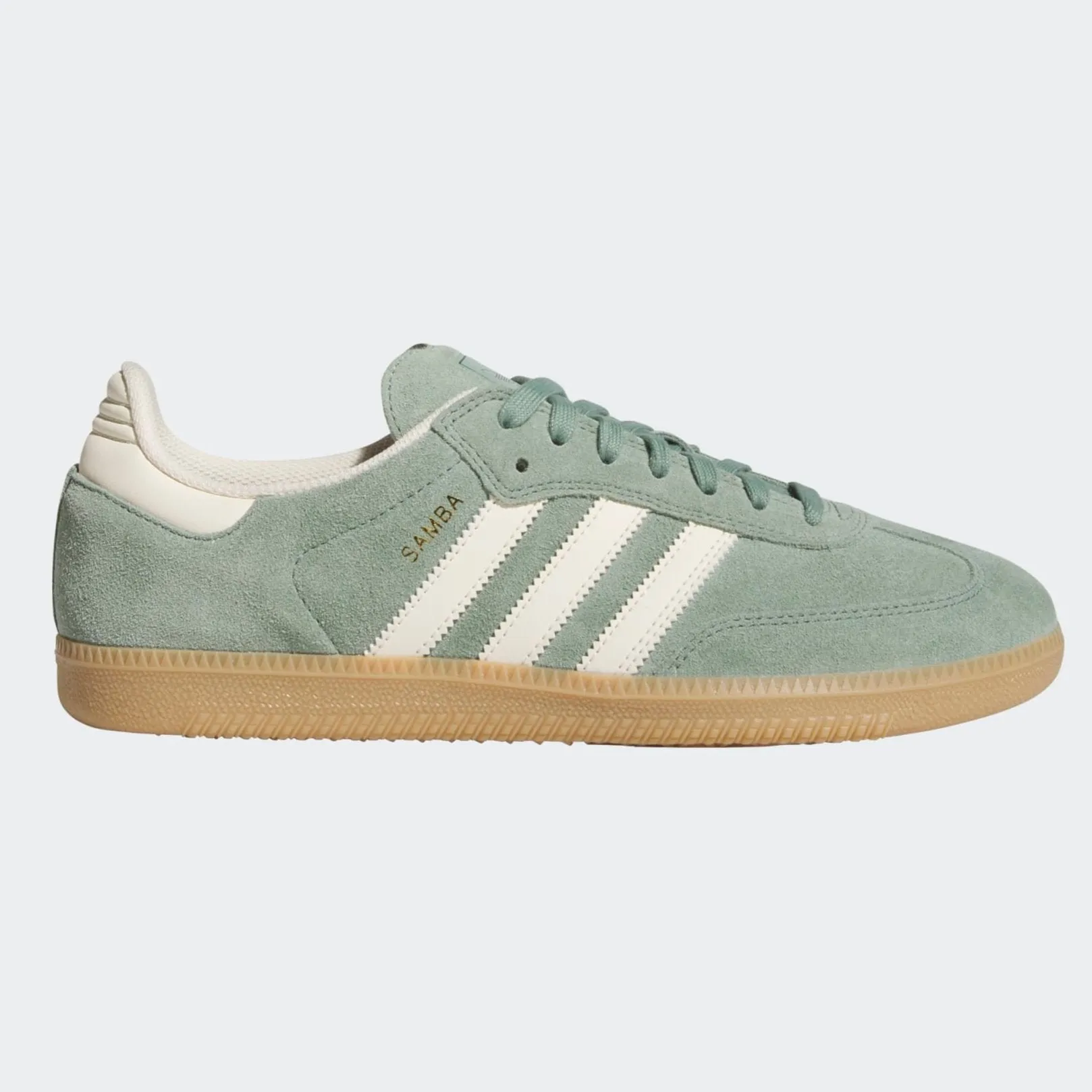 Adidas Samba ADV Skateboard Shoe - Green/White/Gum