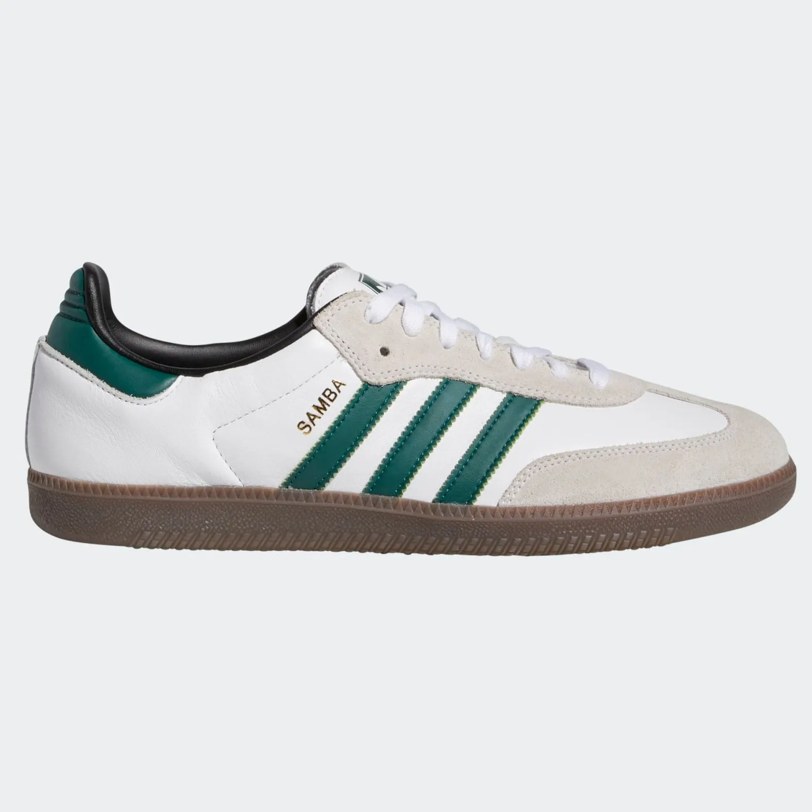 Adidas Samba ADV Skateboard Shoe - White/Green/White