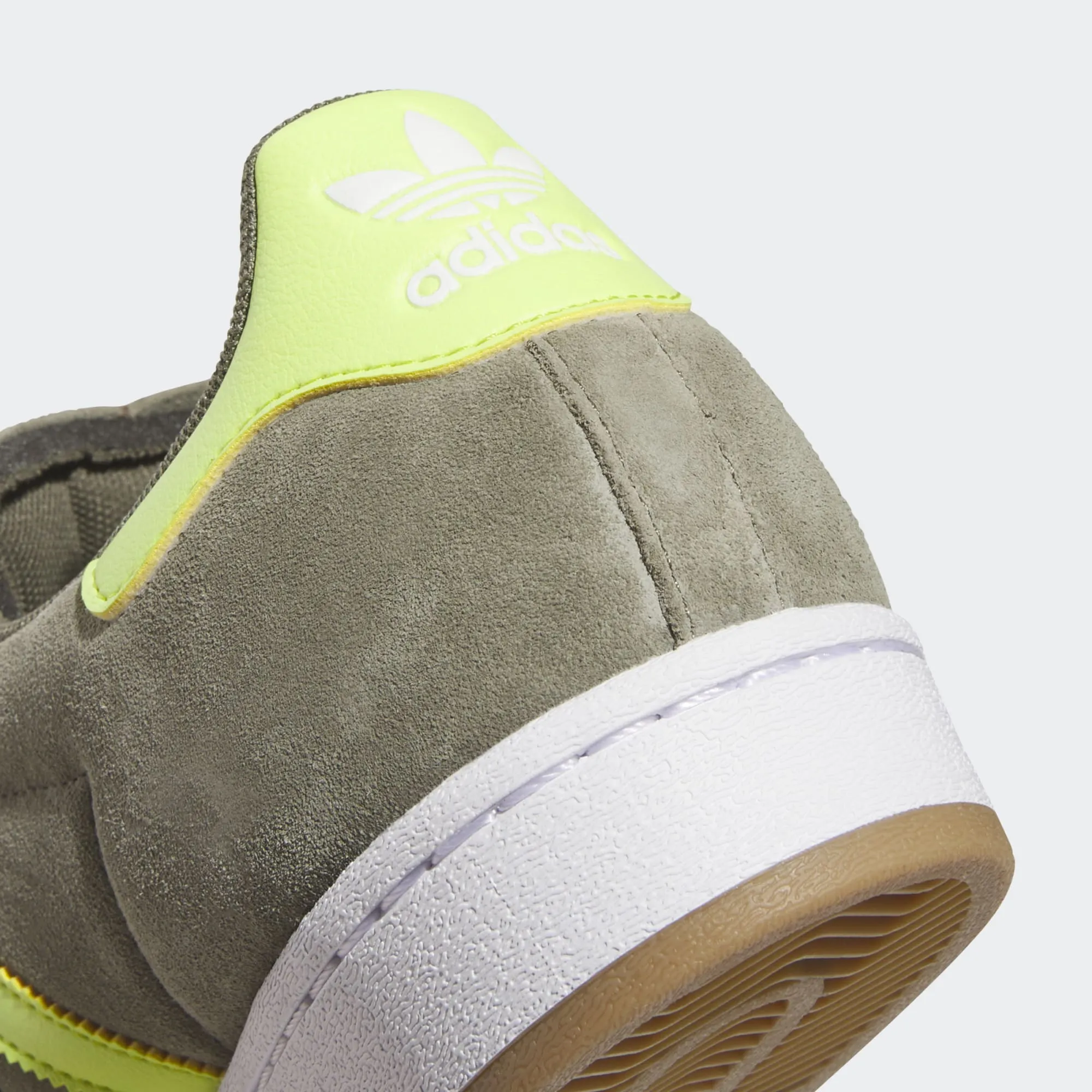 Adidas Superstar ADV Skateboard Shoe - Olive Strata/Gold Metallic
