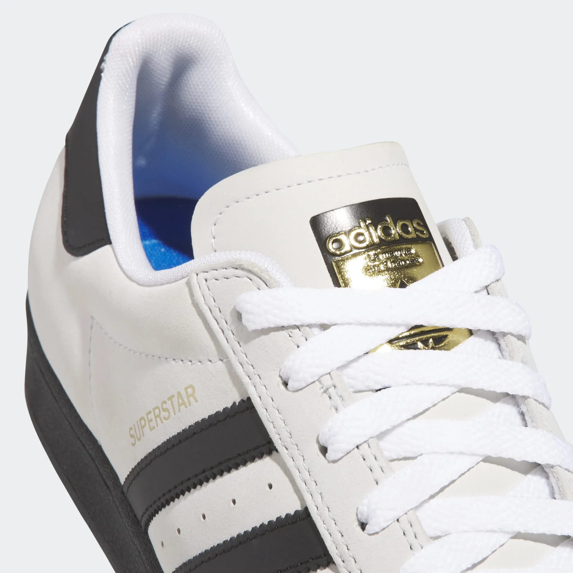 Adidas Superstar ADV Skateboard Shoe - White/Black/White