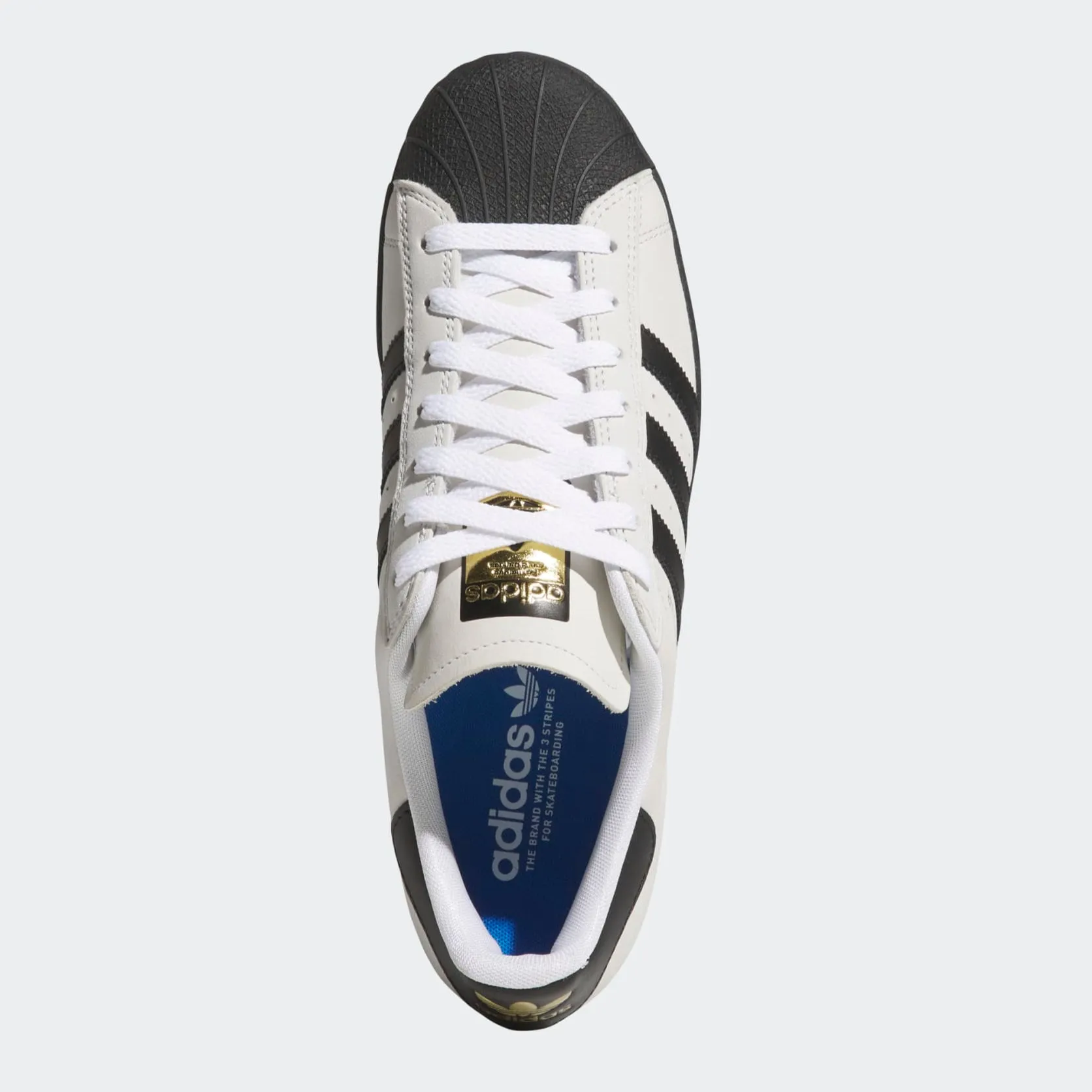 Adidas Superstar ADV Skateboard Shoe - White/Black/White