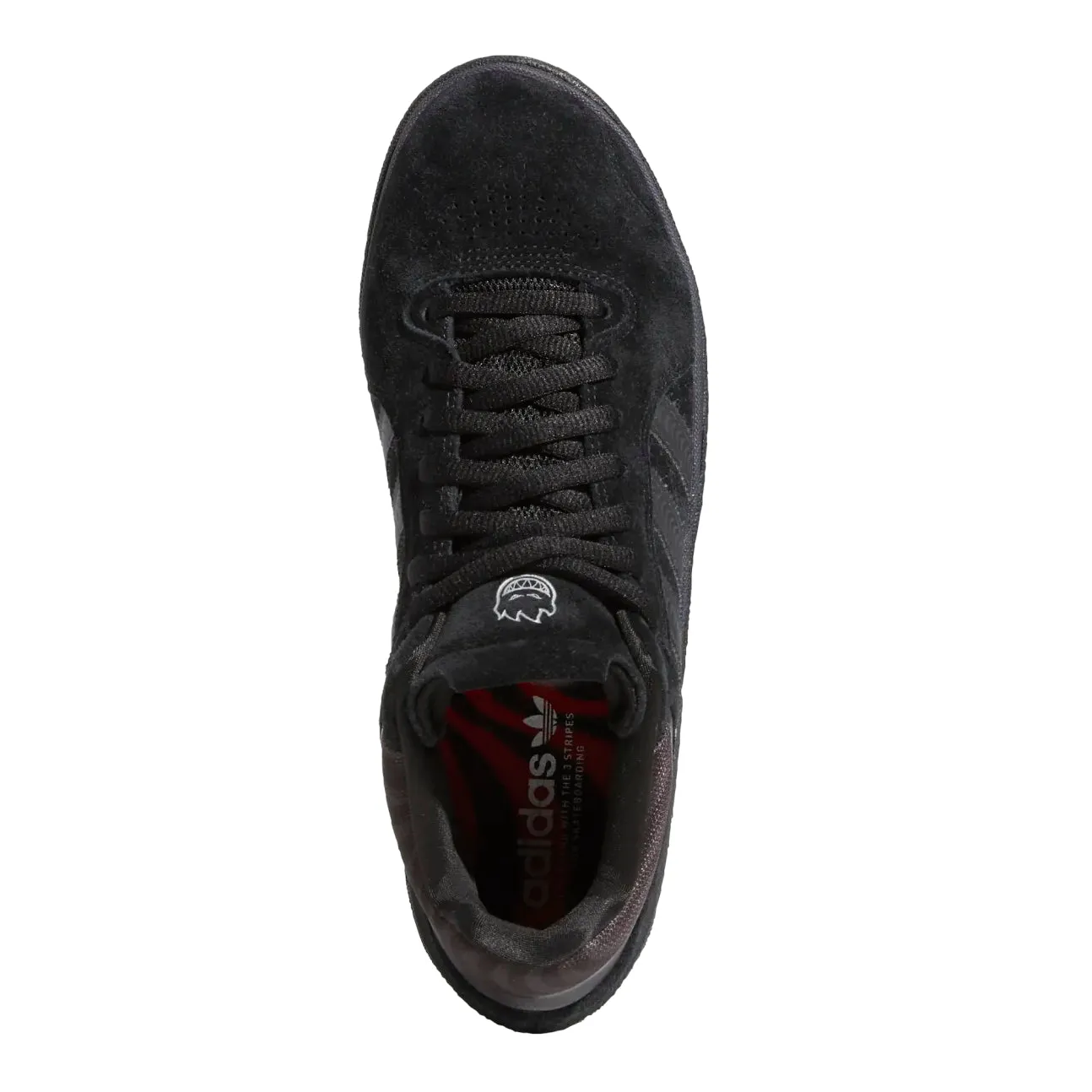 Adidas Tyshawn x Spitfire Skate Shoe - Core Black/Core Black/Silver Metallic