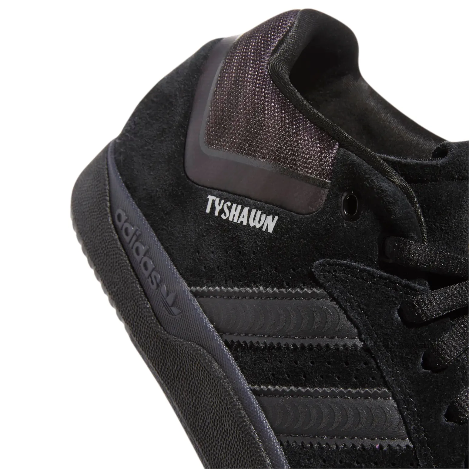 Adidas Tyshawn x Spitfire Skate Shoe - Core Black/Core Black/Silver Metallic