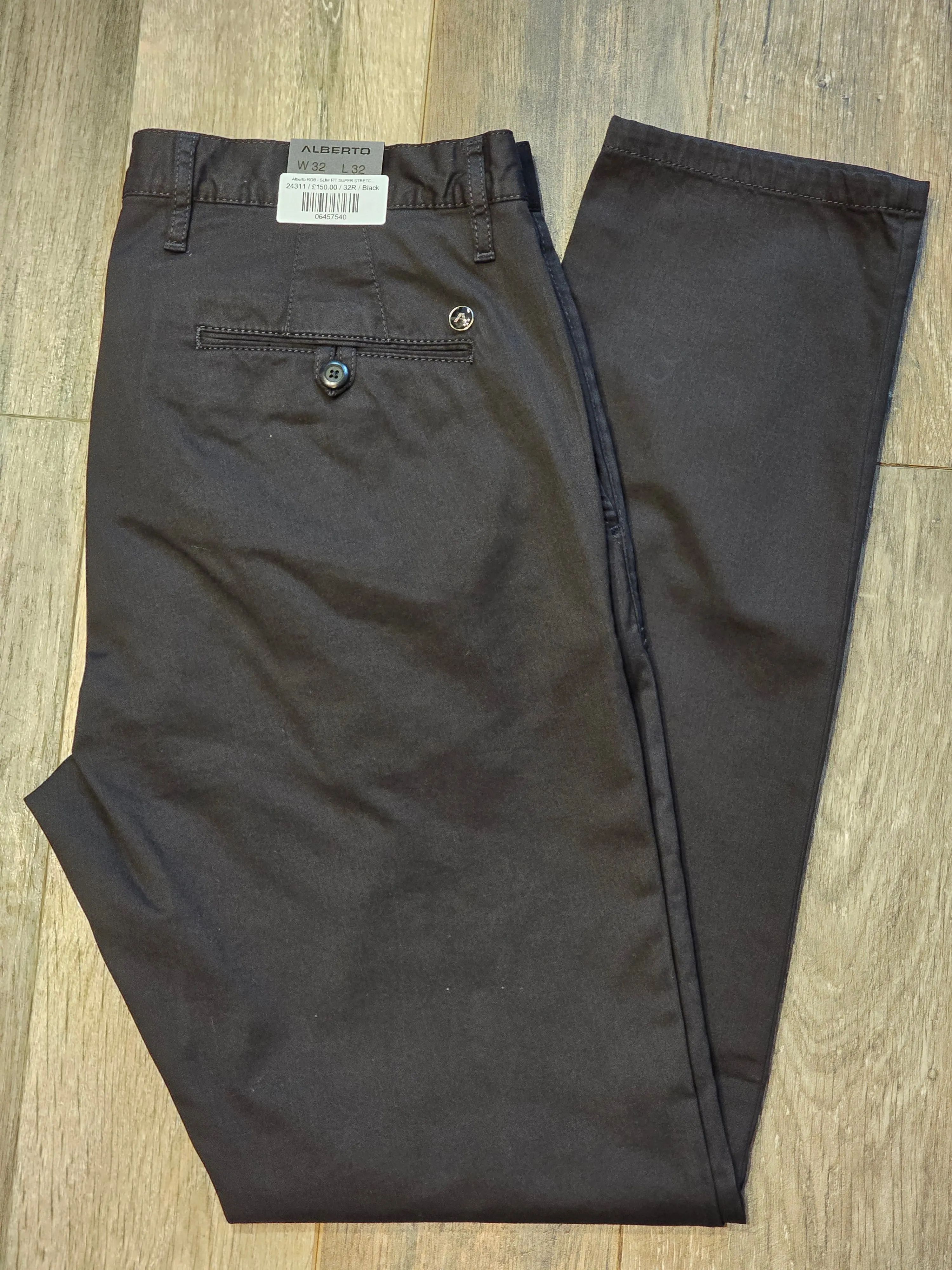 Alberto ROB - SLIM FIT SUPER STRETCH BROKEN TWILL CHINO