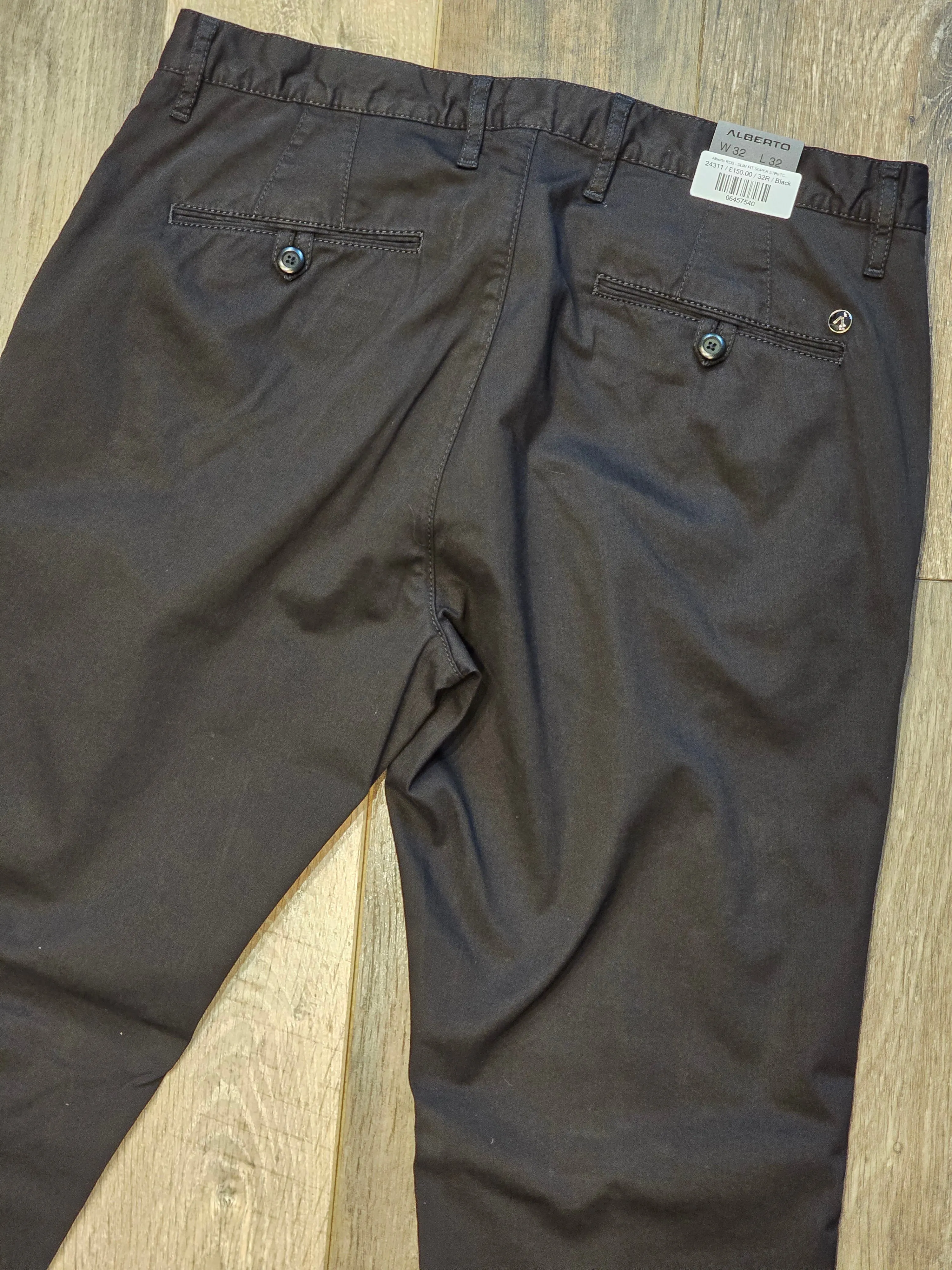 Alberto ROB - SLIM FIT SUPER STRETCH BROKEN TWILL CHINO