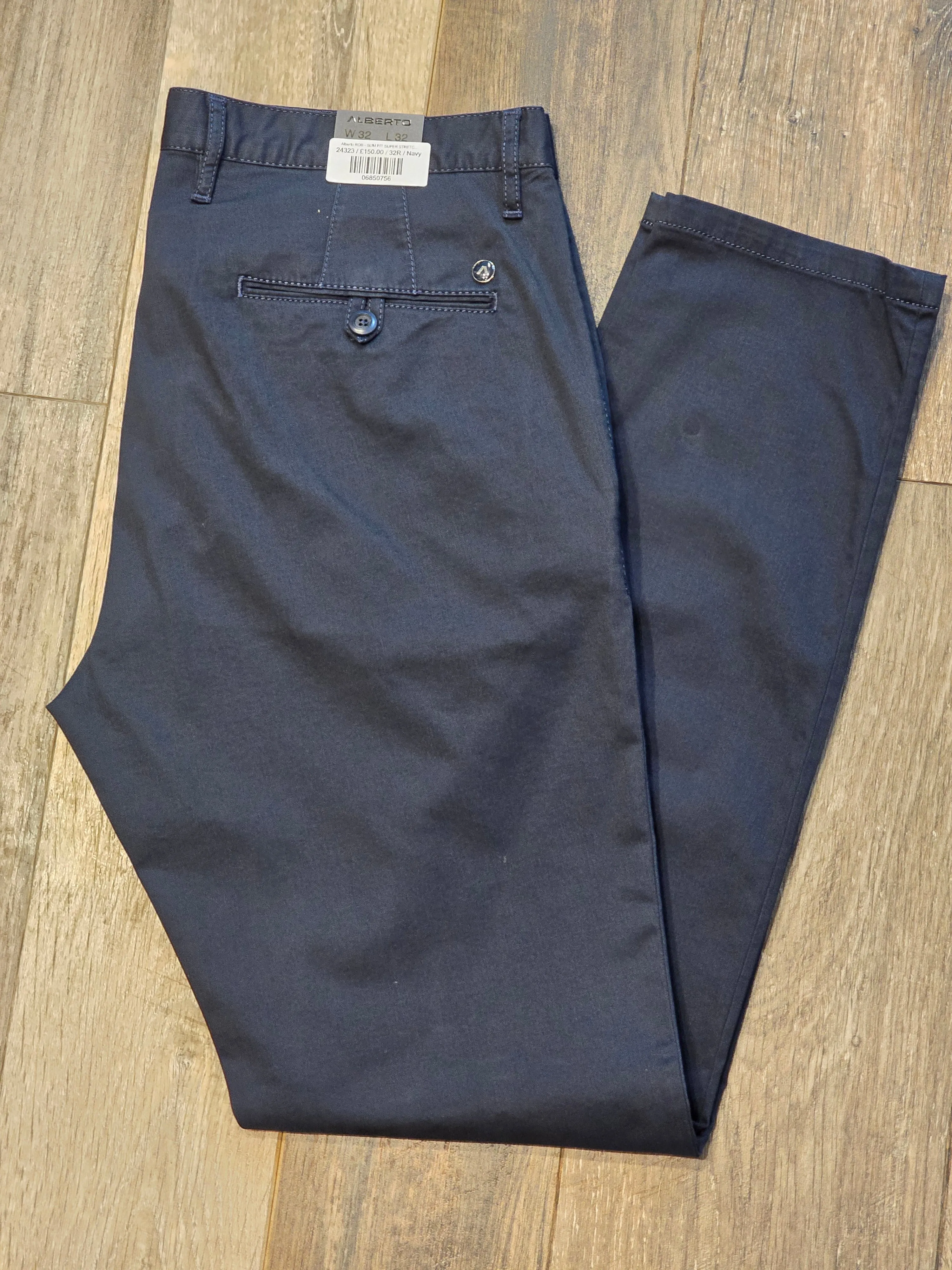 Alberto ROB - SLIM FIT SUPER STRETCH BROKEN TWILL CHINO