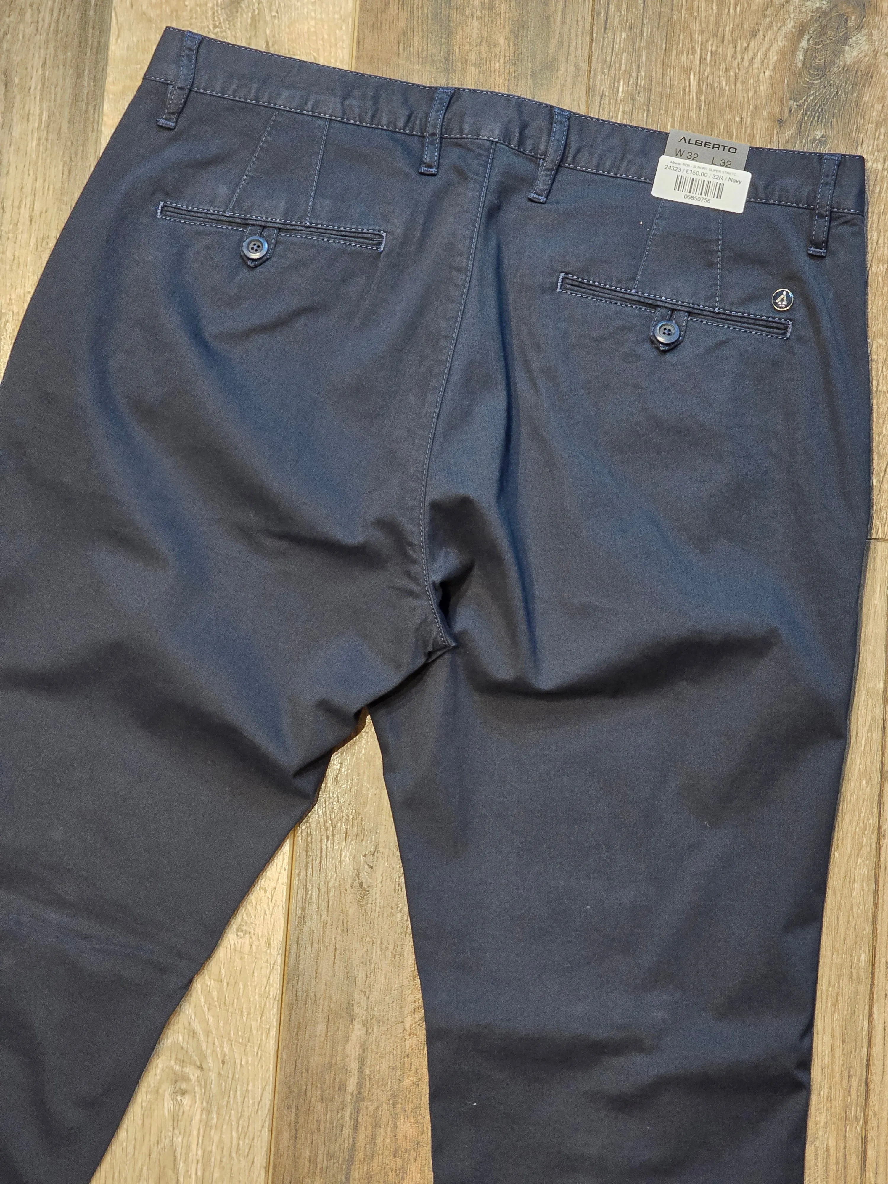 Alberto ROB - SLIM FIT SUPER STRETCH BROKEN TWILL CHINO