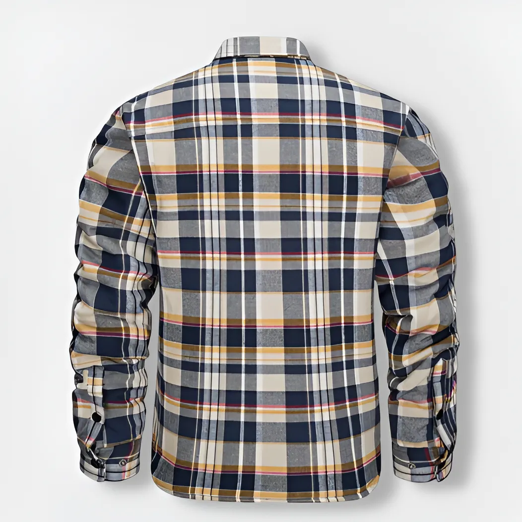 ALEX™ | Versatile Checkered Bomber Jacket
