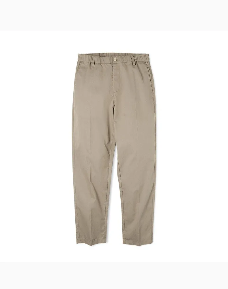 American Retro Straight Casual Tapered Men's Trousers