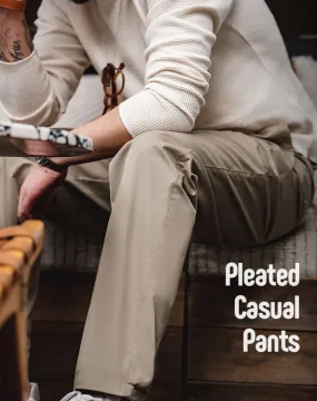 American Retro Straight Casual Tapered Men's Trousers