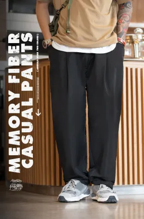 American Workwear Memory Fiber Versatile Straight Men's Trousers