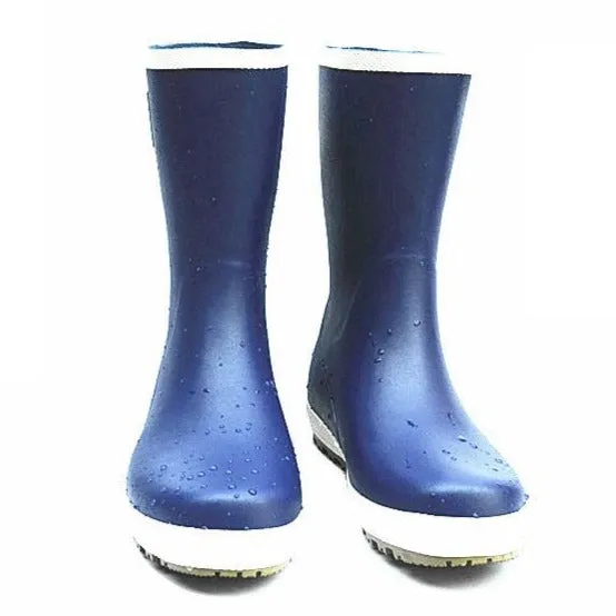 Anti-slip rubber rain boots mid calf outdoor waterproof shoes