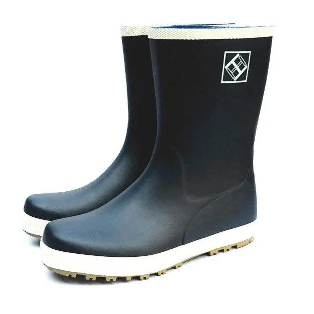 Anti-slip rubber rain boots mid calf outdoor waterproof shoes