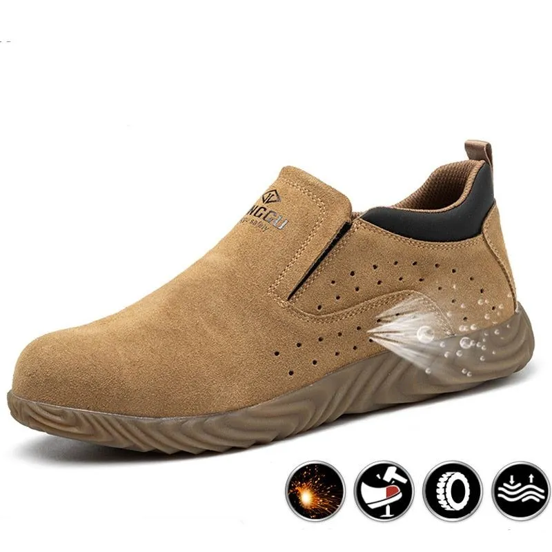 Anti-smashing  Anti-stab Work Safety Boots Men's Casual Shoes MCSK36