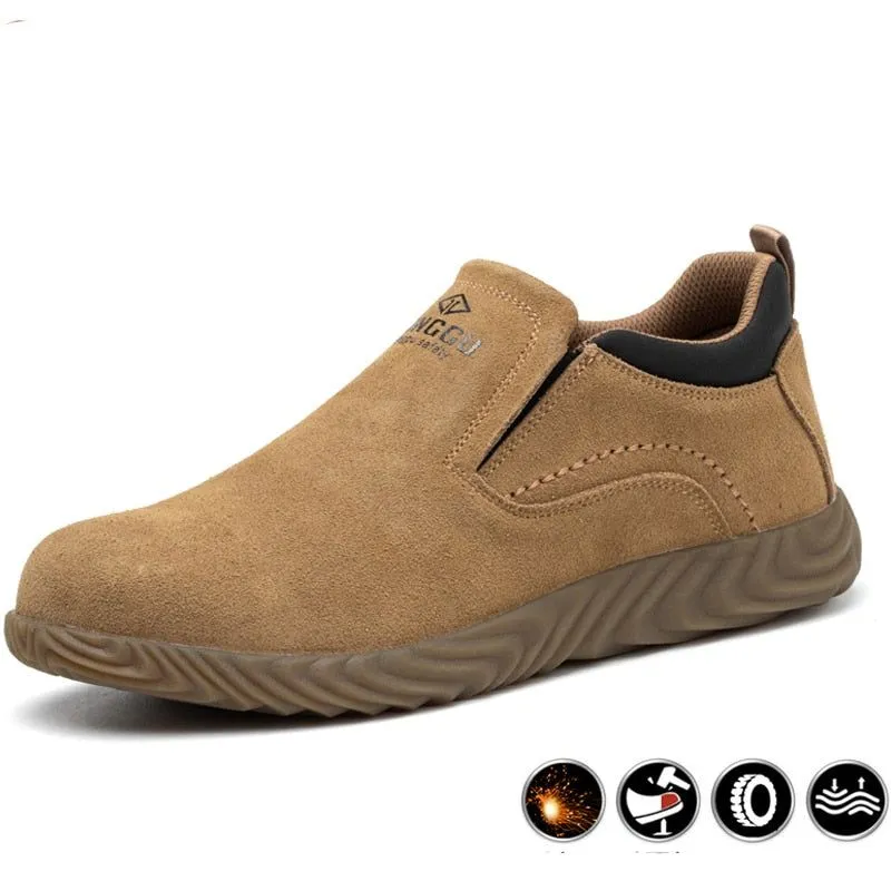 Anti-smashing  Anti-stab Work Safety Boots Men's Casual Shoes MCSK36
