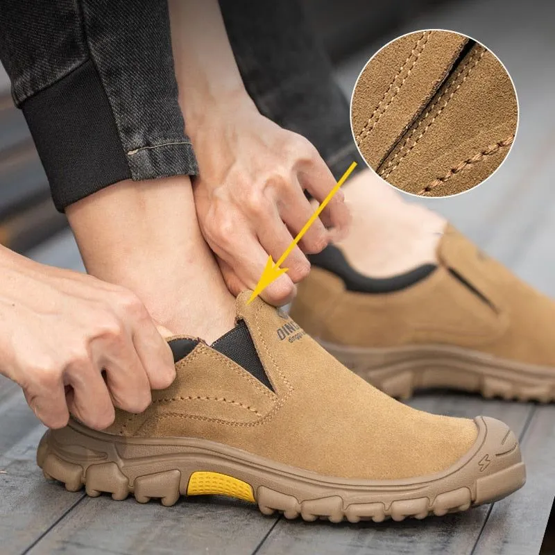 Anti-smashing  Anti-stab Work Safety Boots Men's Casual Shoes MCSK36
