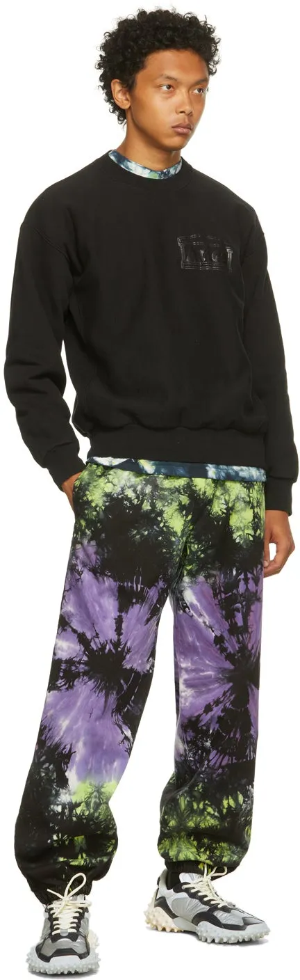 Aries Black Fleece Temple Sweatshirt