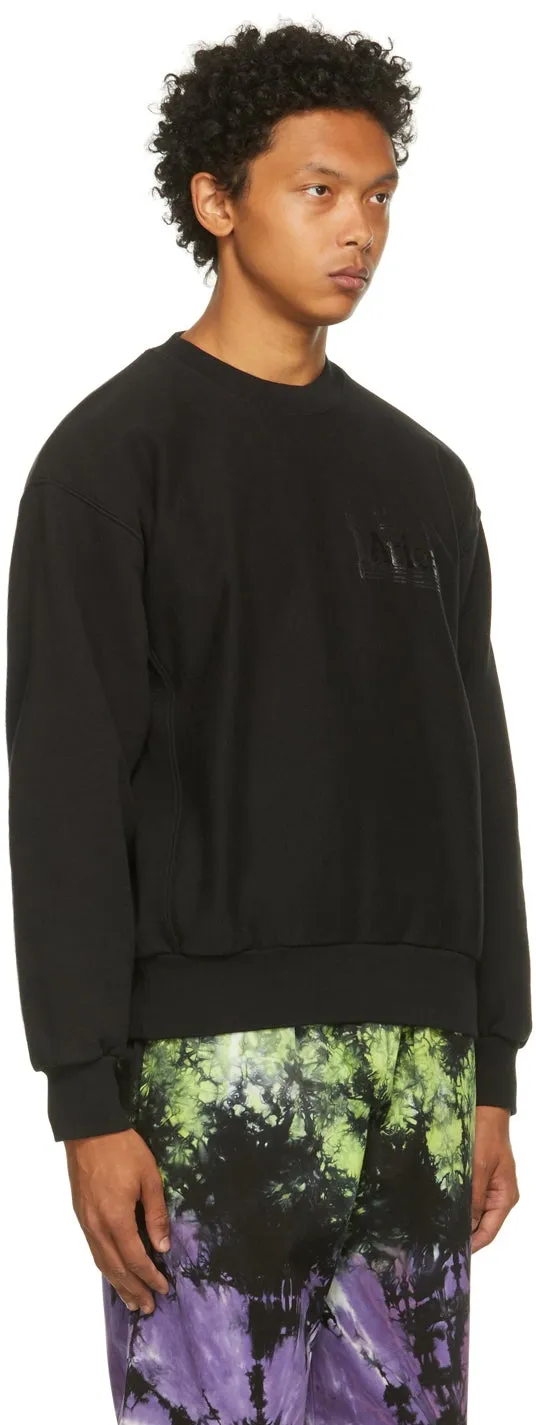 Aries Black Fleece Temple Sweatshirt