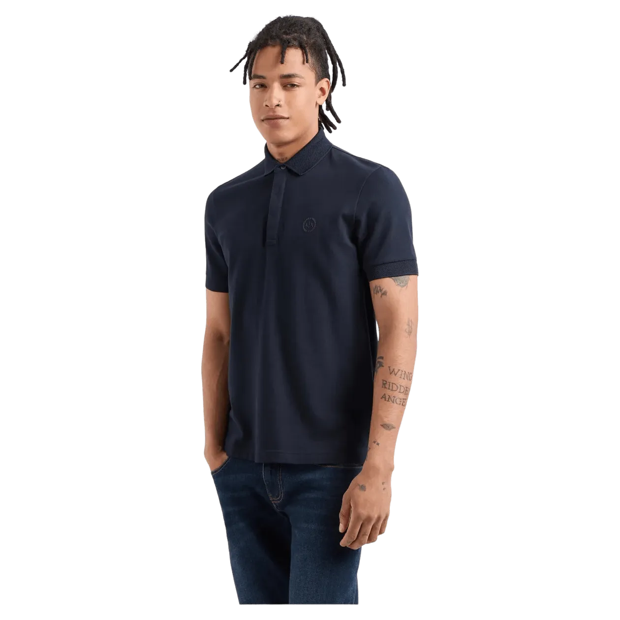 Armani Exchange Short Sleeve Polo Shirt