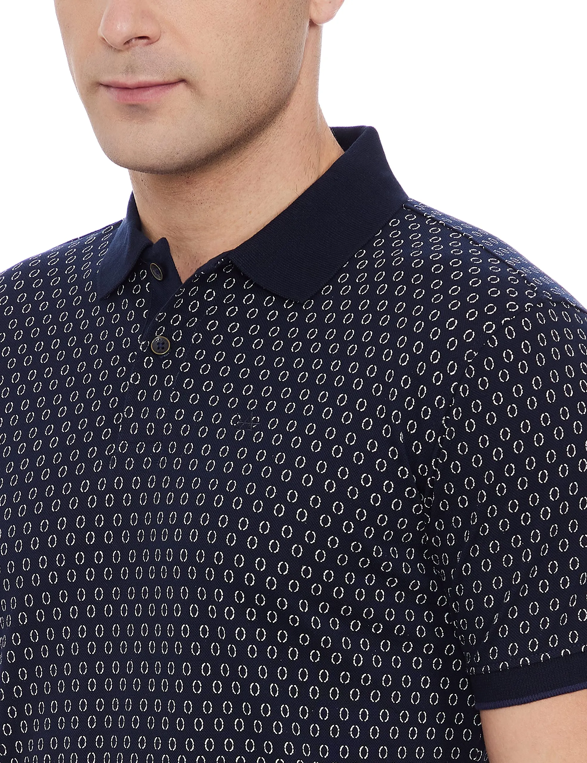 Arrow Men's Regular T-Shirt (OHJMDQQ6P89_Navy S)