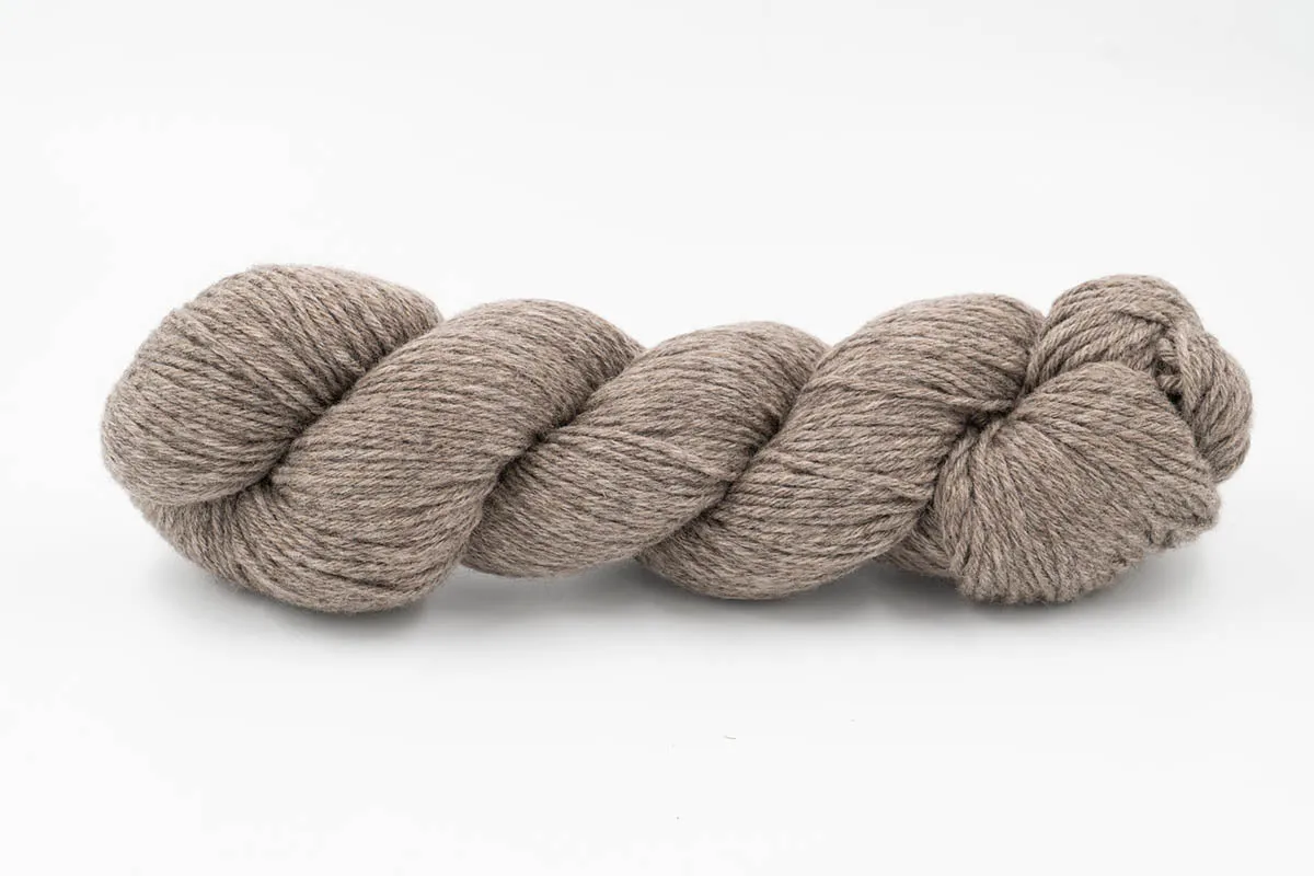 Baby Yak Wool Yarn - Undyed Platinum Gray - DK