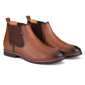 Bersache Lightweight Casual Loafer Walking Shoes For Men (9086-Light Brown)