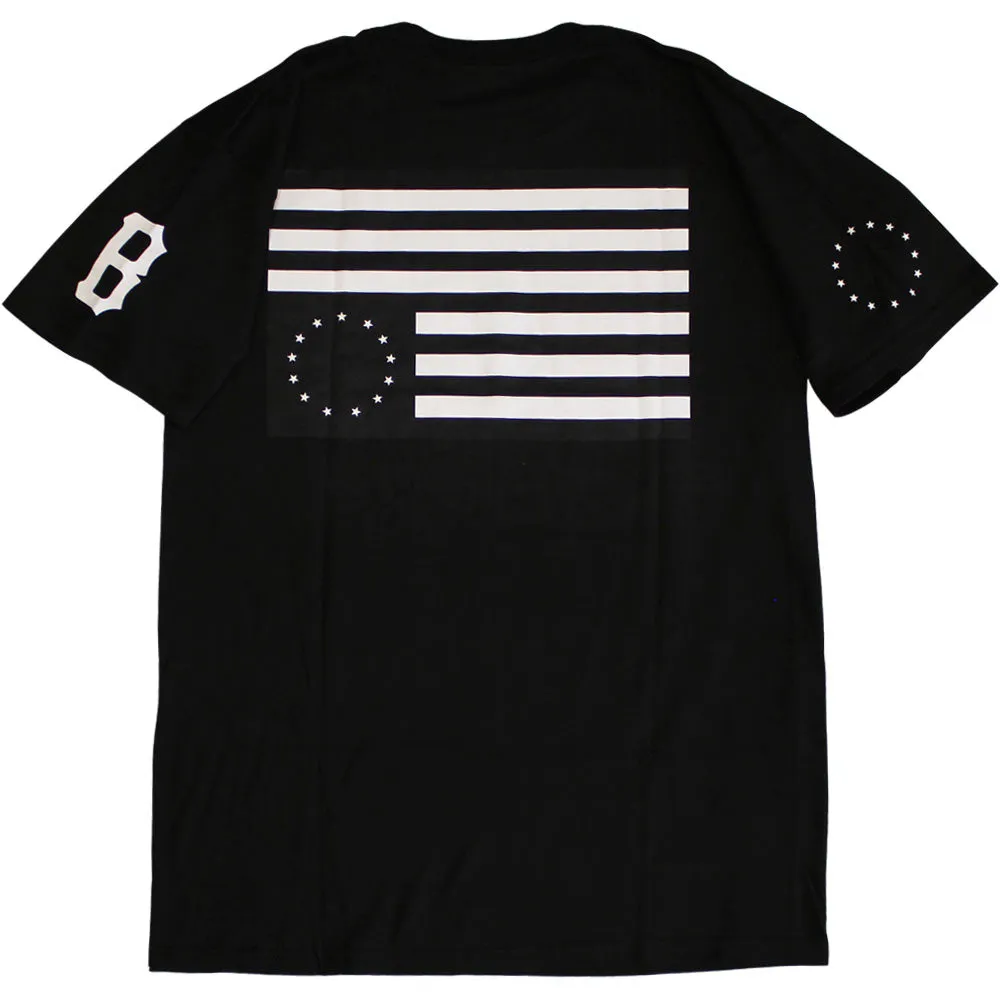 Black Scale Script Logo T-shirt Black