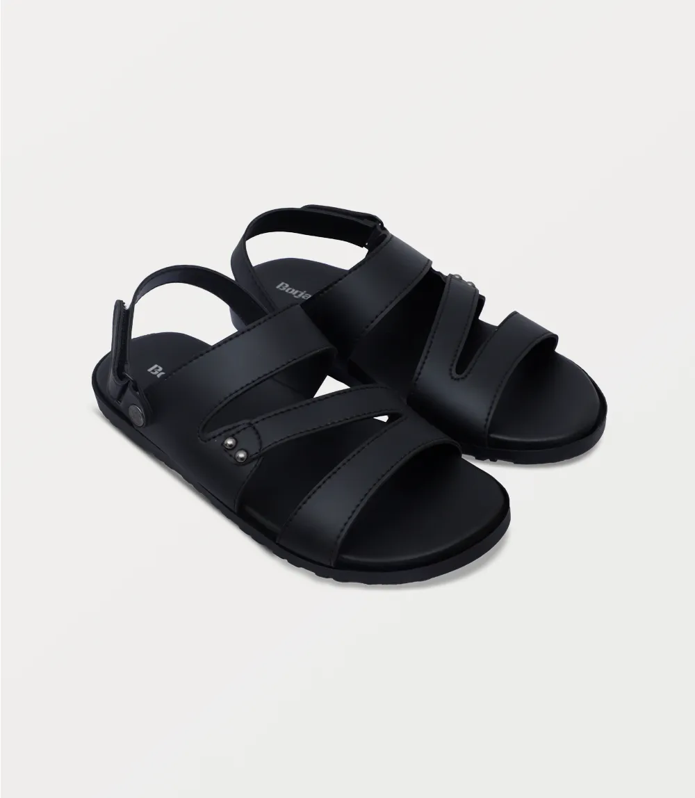 BM6823-BLACK-Men Sandals