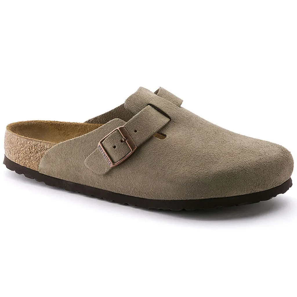 Boston Suede Soft Footbed - Taupe