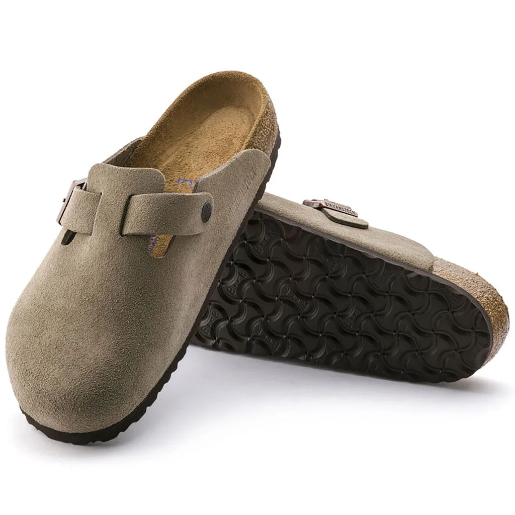 Boston Suede Soft Footbed - Taupe