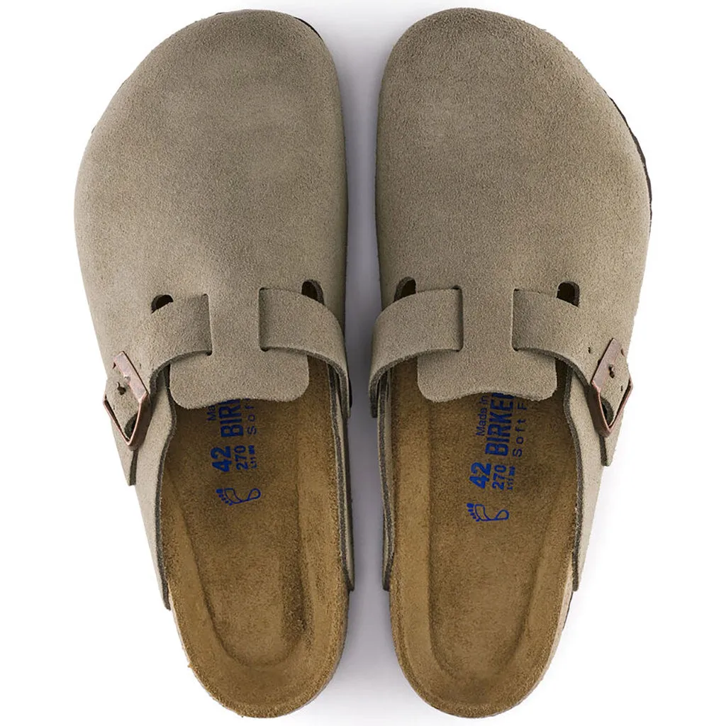 Boston Suede Soft Footbed - Taupe