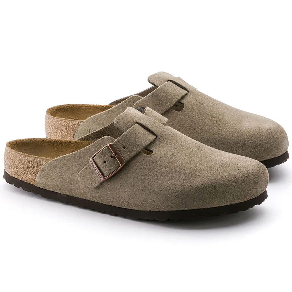 Boston Suede Soft Footbed - Taupe