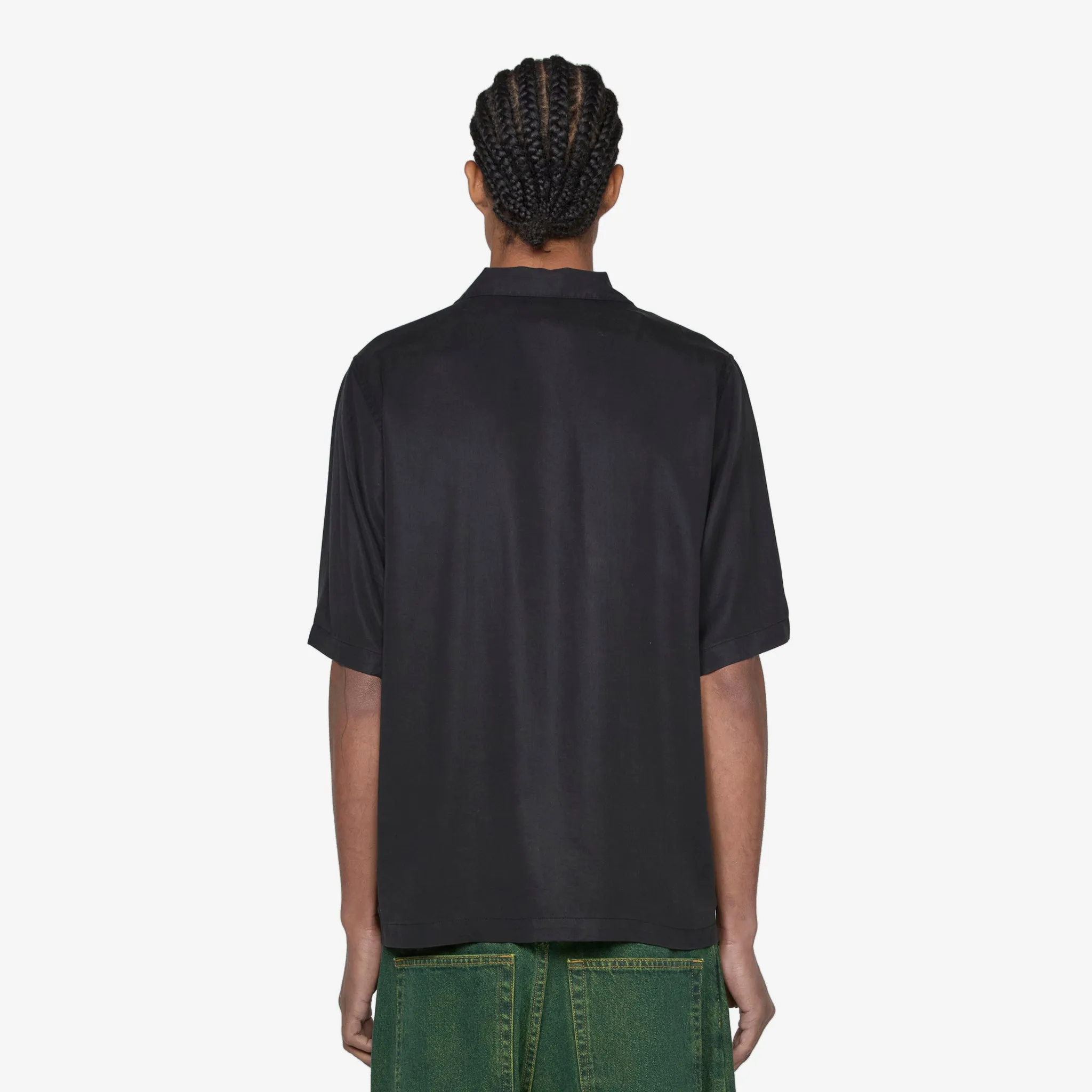 Bowling Shirt Double P Black | White