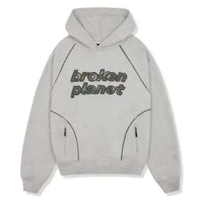 Broken Planet Performance Heather Grey Hoodie