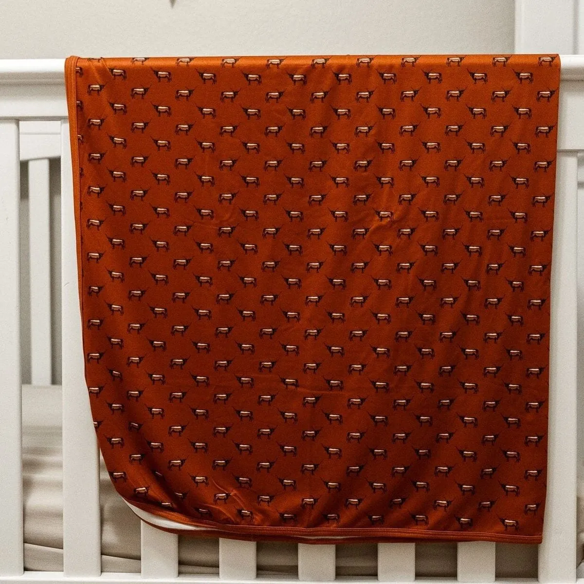 Burlebo Baby Swaddle Blanket | Longhorn