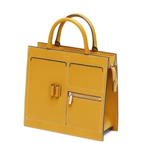 C Mini Kit Zip Satchel - Ochre