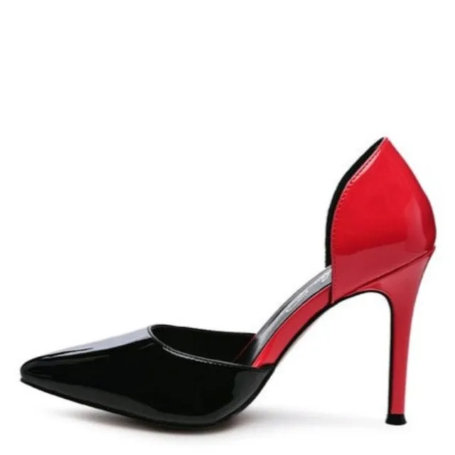 Candy Cane Slip On Stiletto Heels