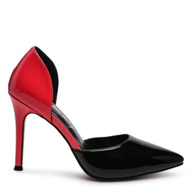 Candy Cane Slip On Stiletto Heels