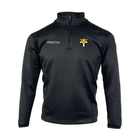 Carlyon House Team Sports 1/4 Zip Fleece- Black