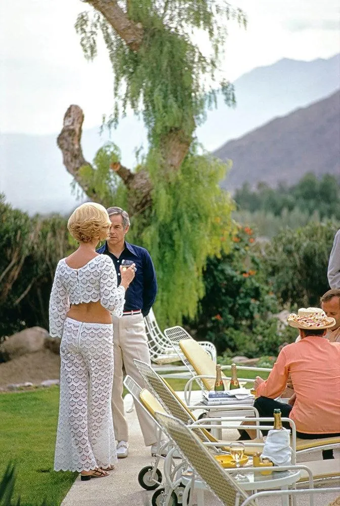 Champagne by the Pool Wall Art