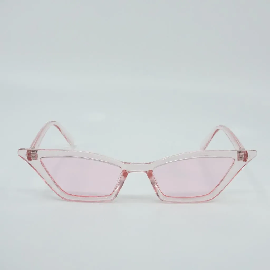 Charlize Slim Color Pop Cat Eye Sunglasses