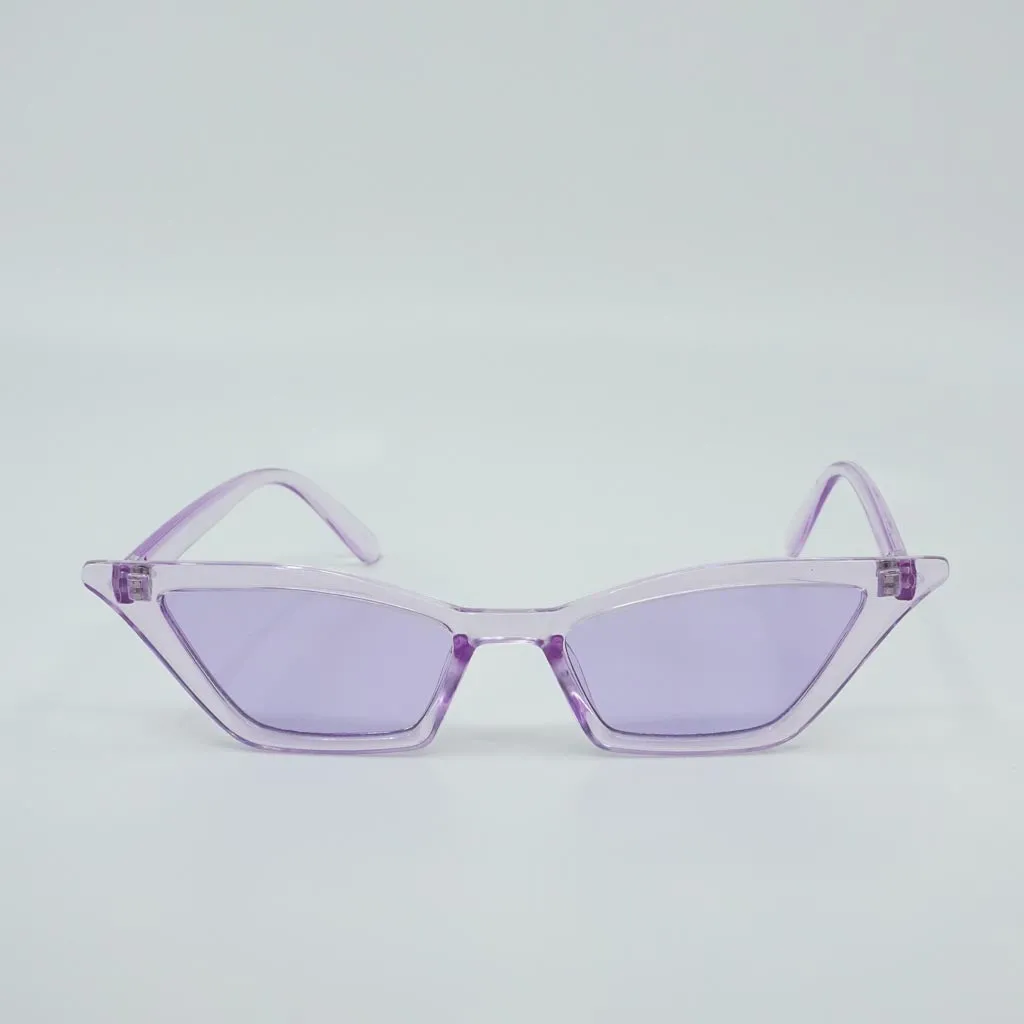 Charlize Slim Color Pop Cat Eye Sunglasses