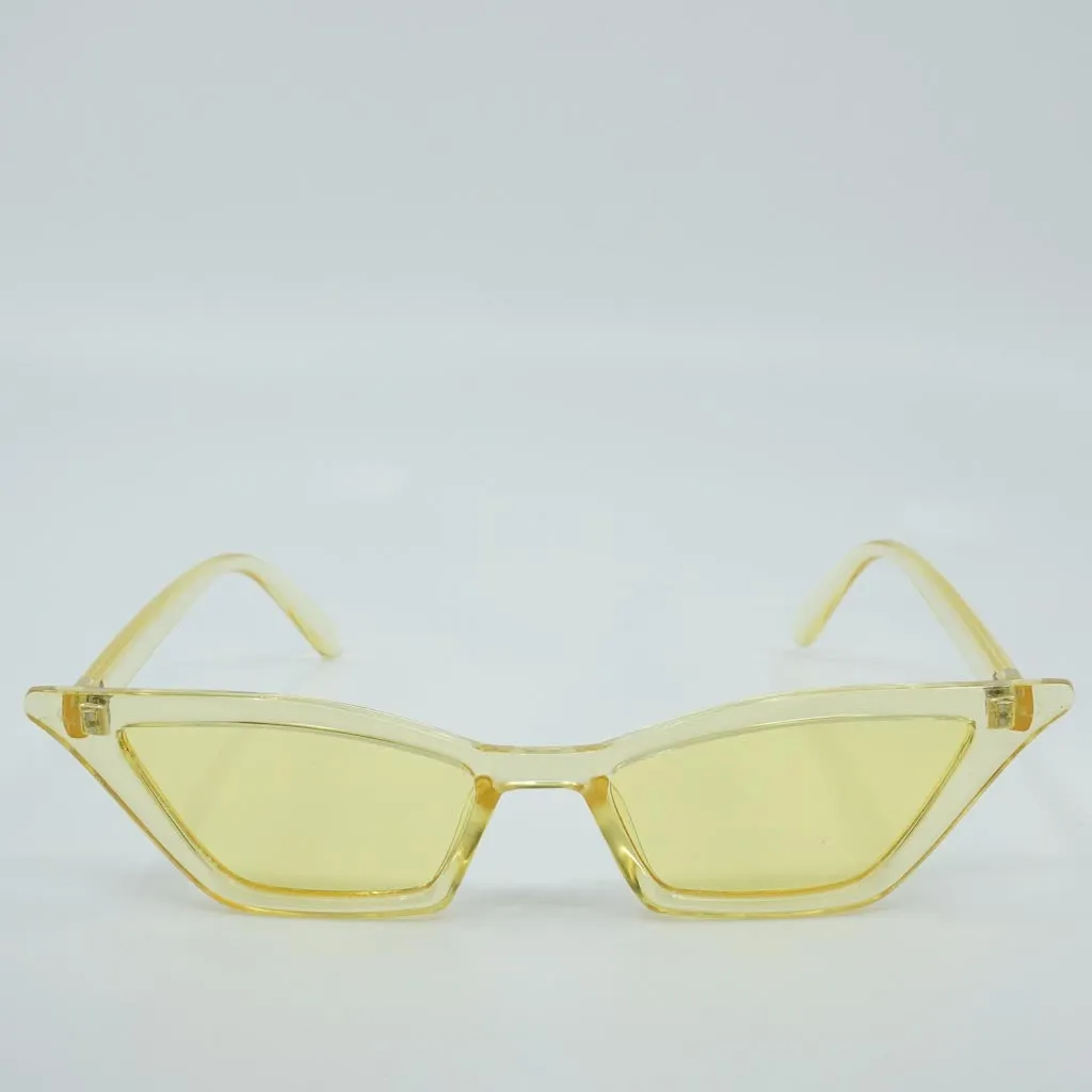Charlize Slim Color Pop Cat Eye Sunglasses